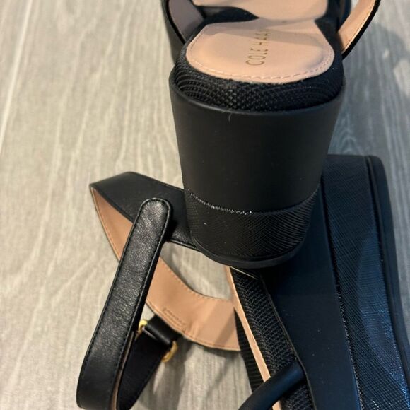 Cole Haan Women's Black Strappy Sandals - Picture 7 of 8